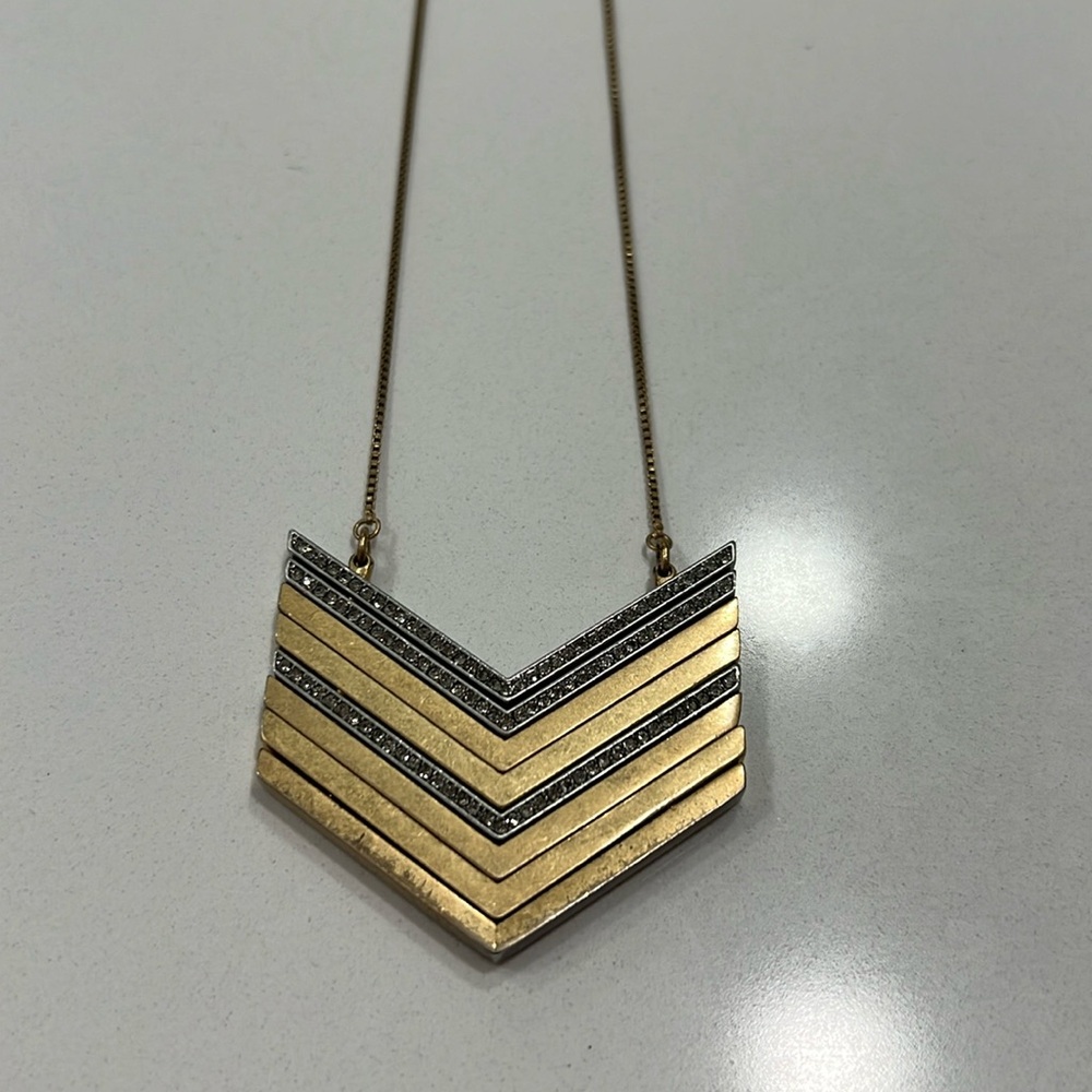Madewell Chevron Long necklace